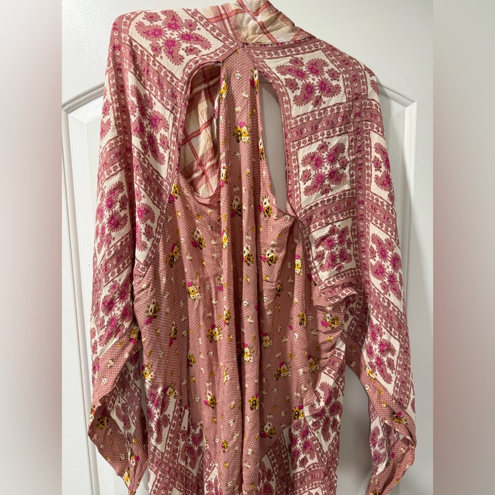 free people american pie patchwork kimono - Picture 4 of 6